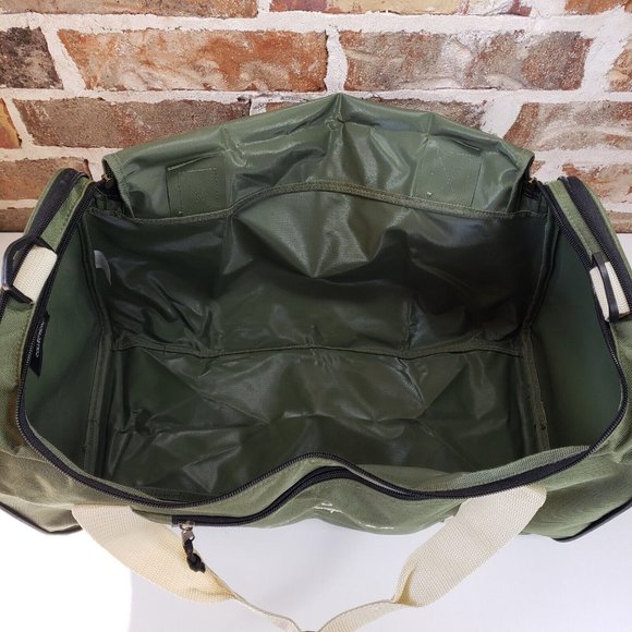 Adventures by Disney Collapsible Travel Duffel bag backpack Hunter Green - Picture 6 of 10